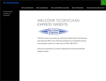 Tablet Screenshot of drycleanexpress1.com